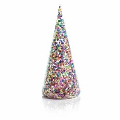 New 👏 All Other Brands Tabletop 🎄 Christmas Tree Décor LED Multicolor Sequin Tree - Set Of 3 ⭐
