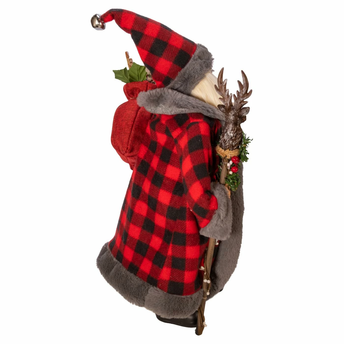 Promo π Santa Figurines Kurt Adler 18 In. Kringle Klaus Red And Gray Santa 𧨠- Image 4