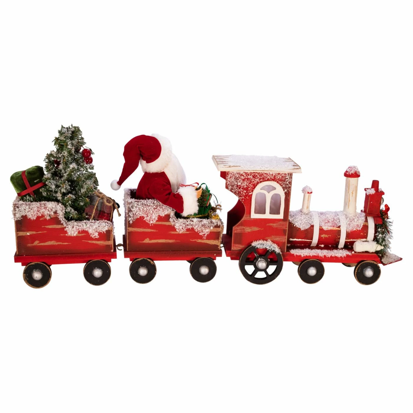 Best deal π Decorative π Christmas Accents Kurt Adler 30.5 In. Kringle Klaus Santa On Train π - Image 4